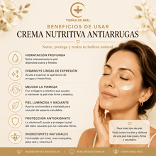 Cargar imagen en el visor de la galería, Crema Antiarrugas Con Colágeno que nutre y realza la belleza natural, hidratación profunda y mejora la firmeza.