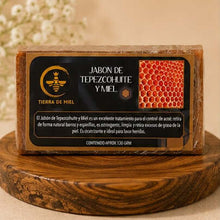 Cargar imagen en el visor de la galería, Jabón de Miel y Tepezcohuite para Piel Grasa en un diseño atractivo, ideal para combatir el exceso de grasa e imperfecciones.