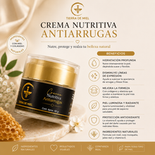 Cargar imagen en el visor de la galería, Crema Nutritiva Antiarrugas con Colágeno | Hidratación, Firmeza y Luminosidad
